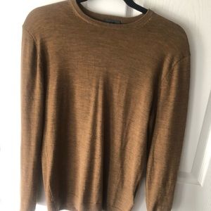 h&m merino wool brown sweatshirt